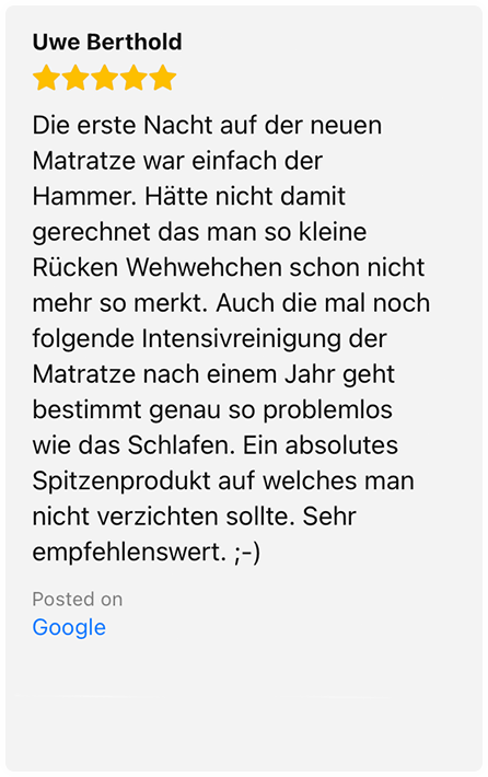 Matratze für Allergiker Empfehlung