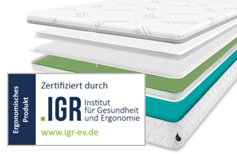 ergonomisch zertifizierte Matratze